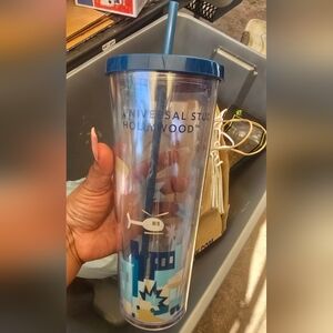 Universal Studios Hollywood Tumbler with Straw
